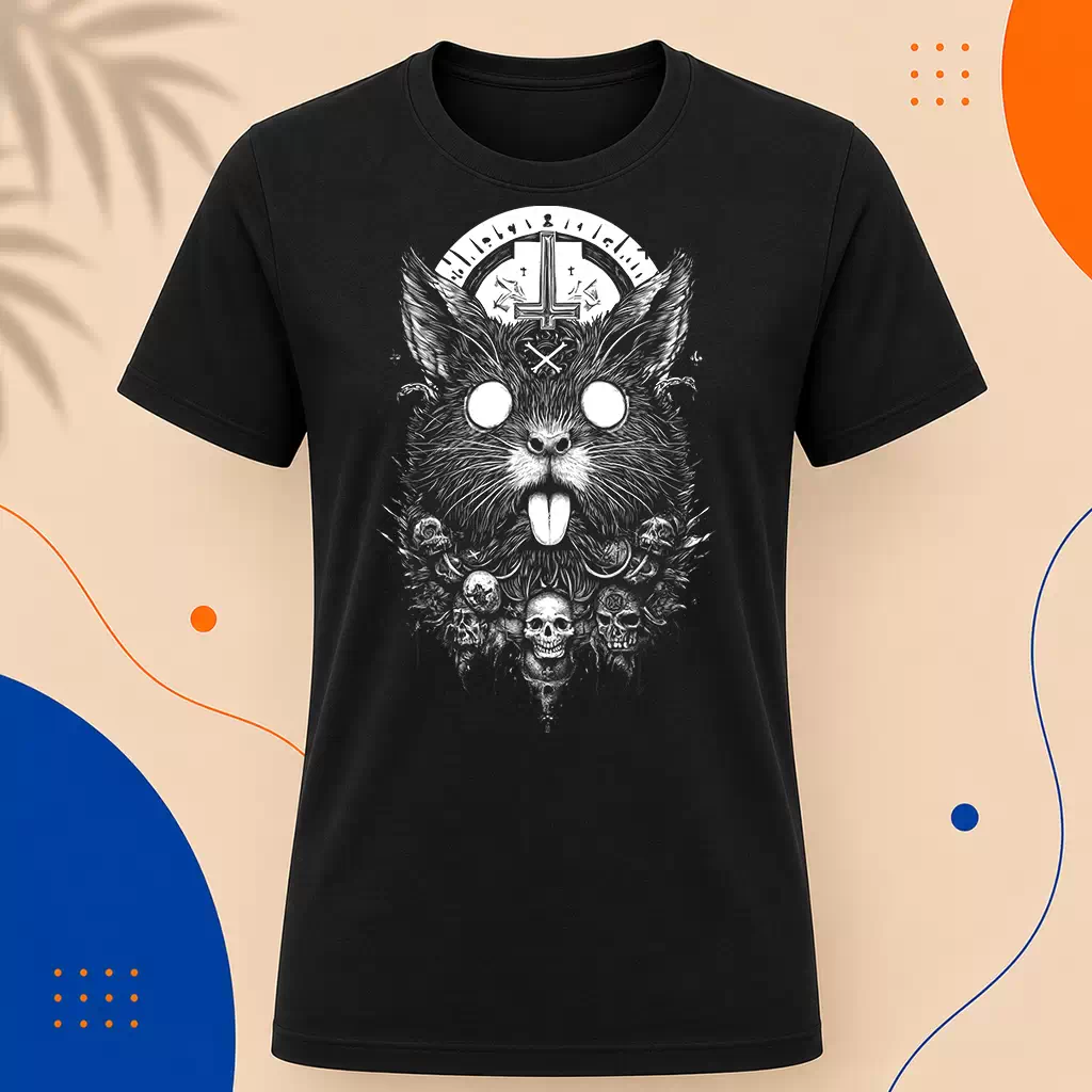 Pánské tričko - Morče Nočních Hrůz - Démonický bestiář